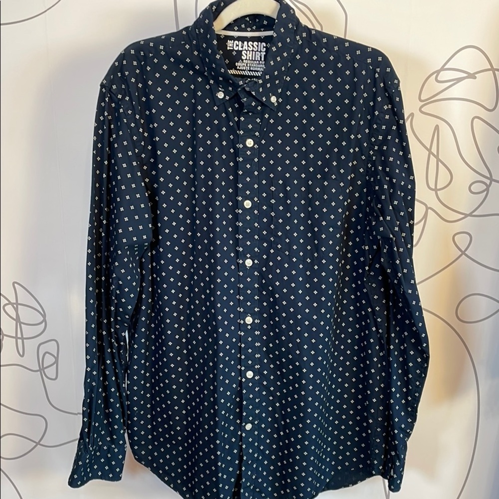 OLD NAVY- Classic Men's Shirt Button Down Shirt size L